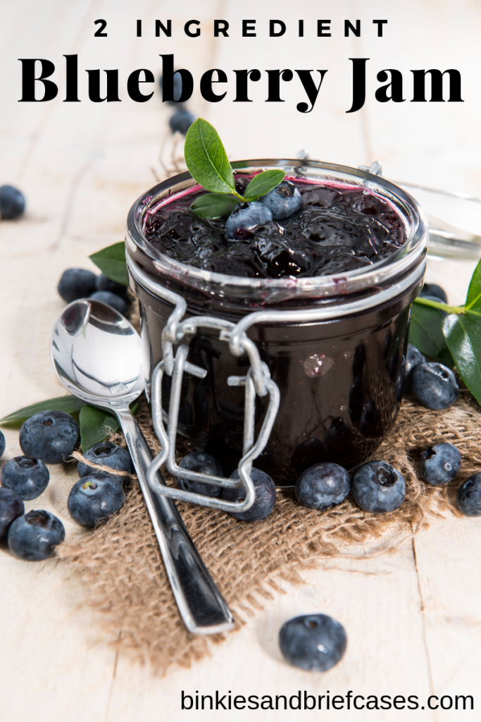 2 ingredient blueberry jam