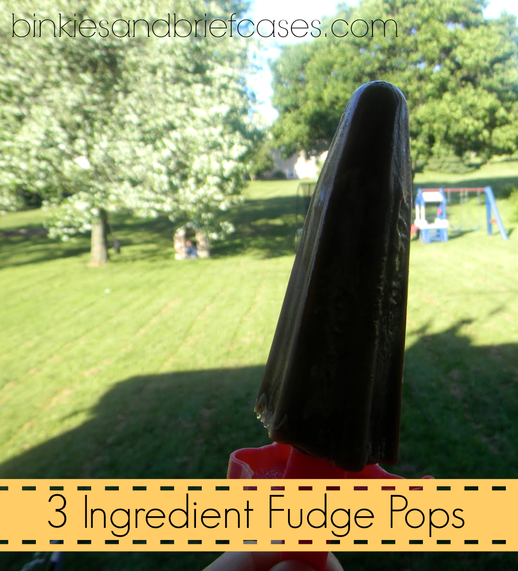 3 ingredient fudgepops.