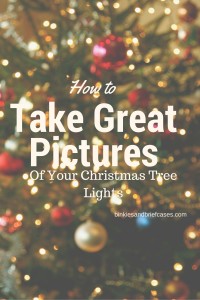 How to make the lights on your tree look like stars in your Christmas photography