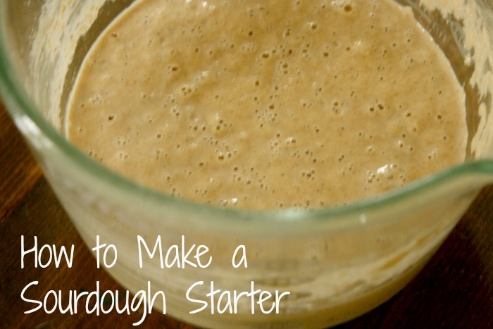 make a sourdough starter