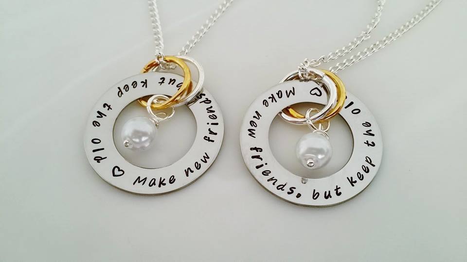 feeling loved girl scouts necklace