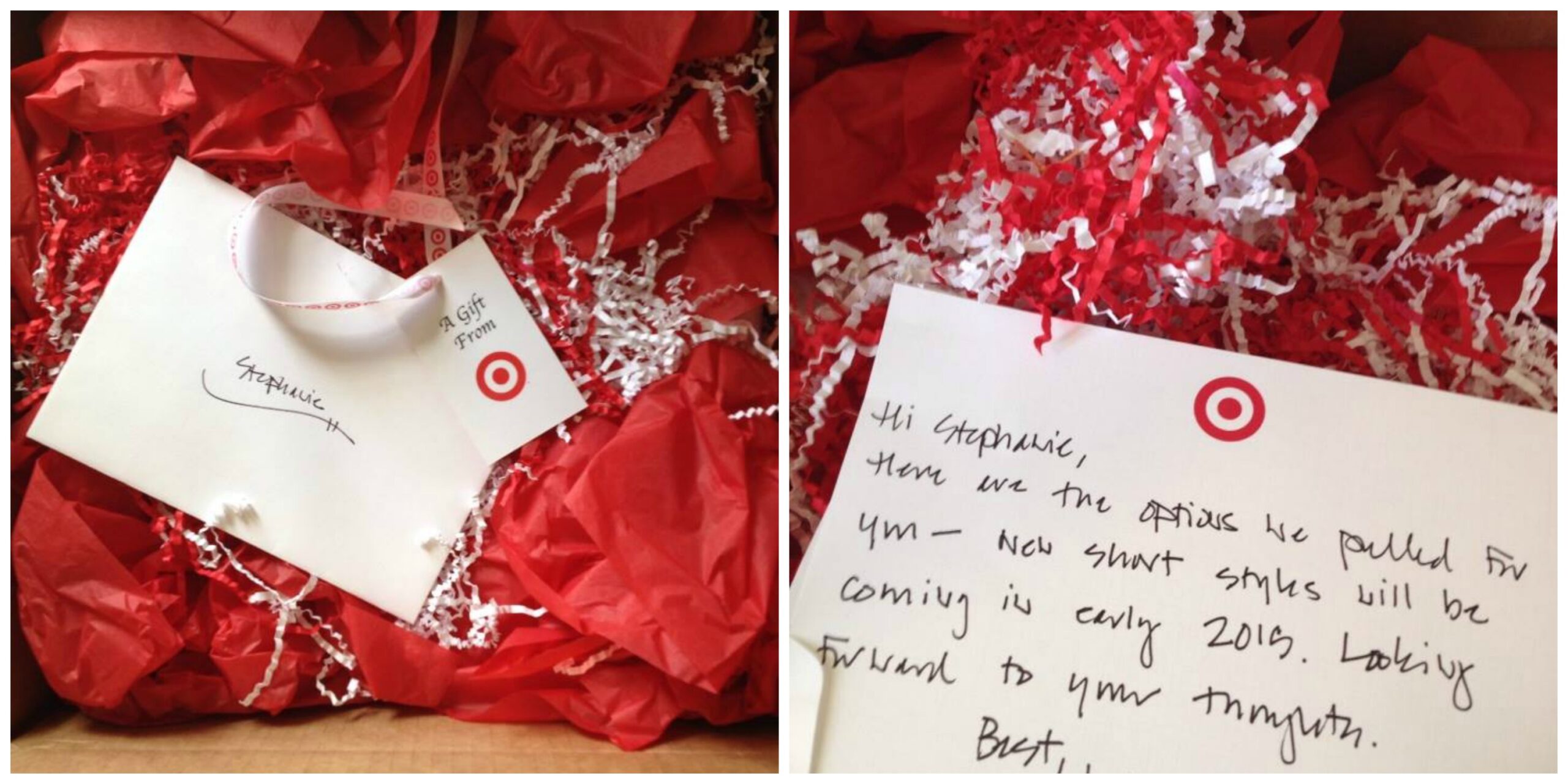 A gift from Target