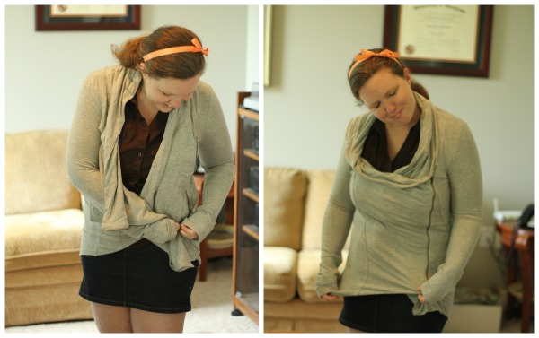 asymmetrical sweater