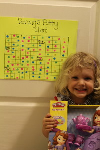 make an easy potty training chart