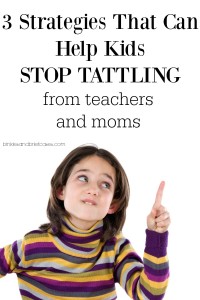 Teachers and moms share their top three tips for getting kids to stop tattling