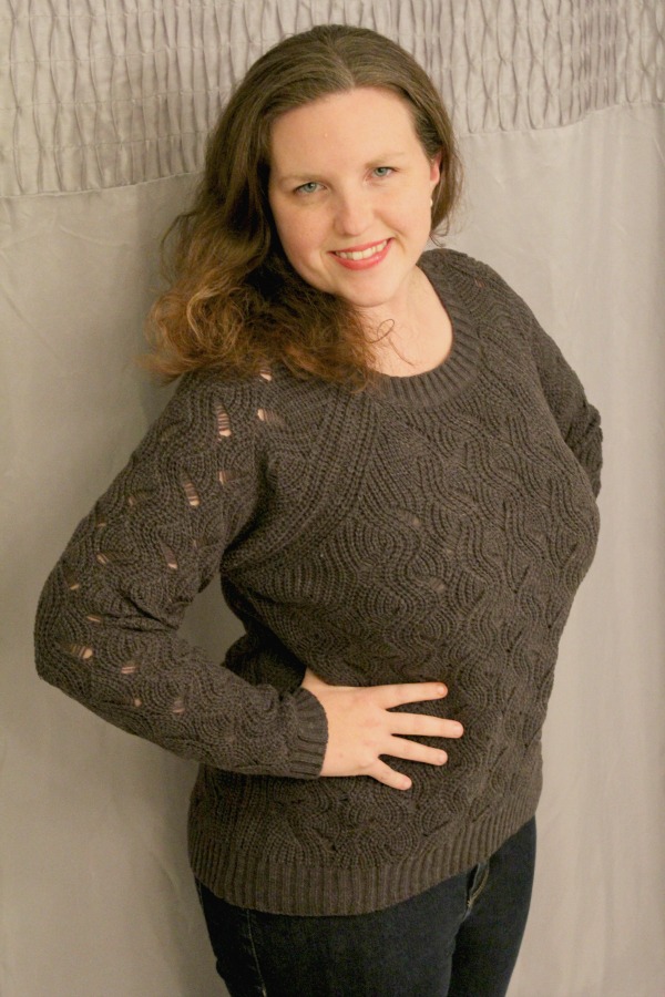 brown sweater from stitch fix