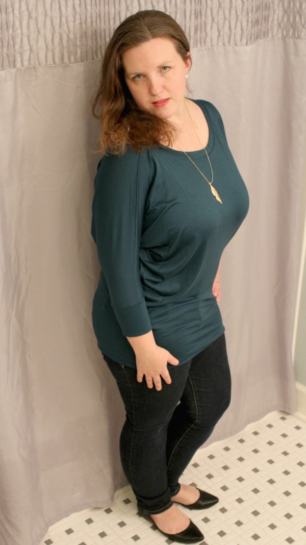 stitch fix teal shirt