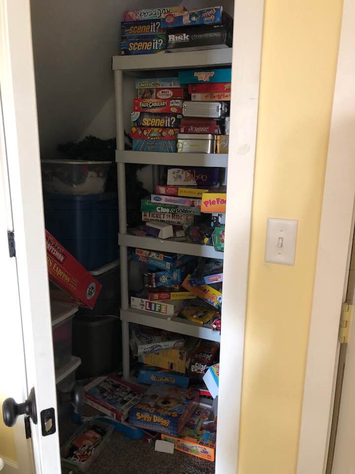 organizing toys and games