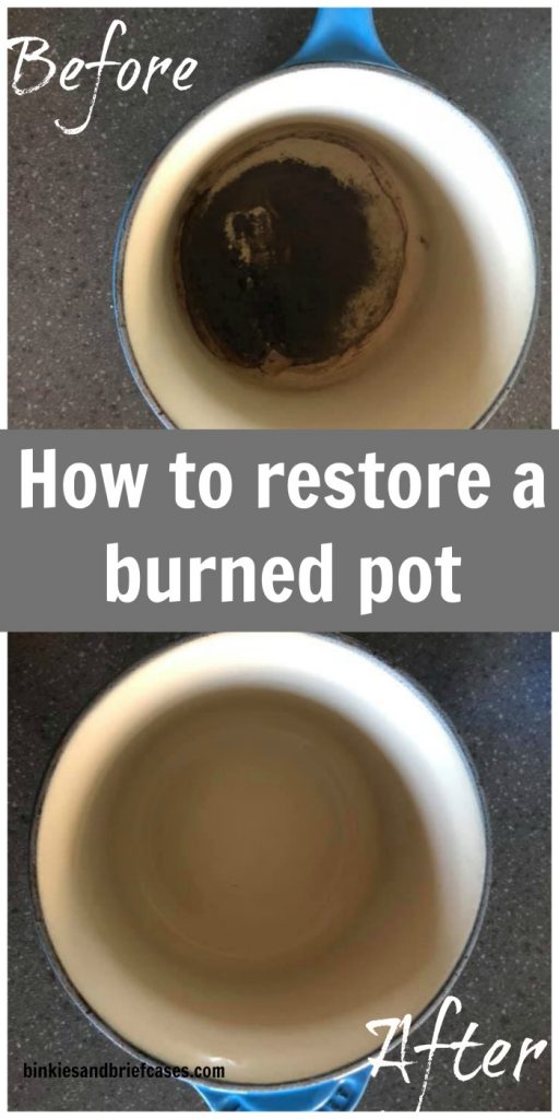 How to Fix a Burned Pot • Binkies and Briefcases