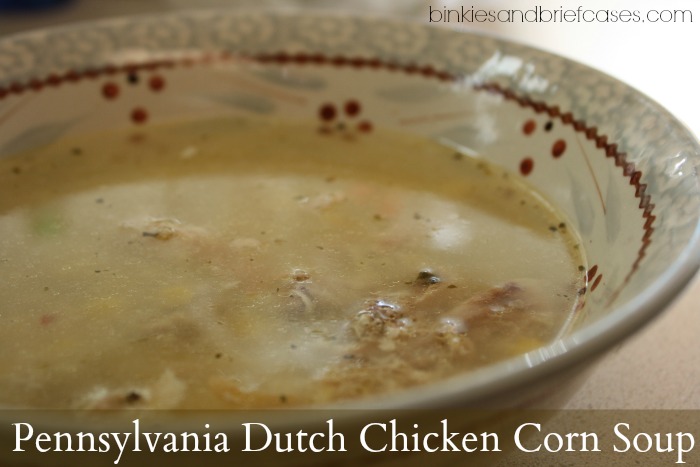 Pennsylvania Dutch Chicken Corn Soup Recipe