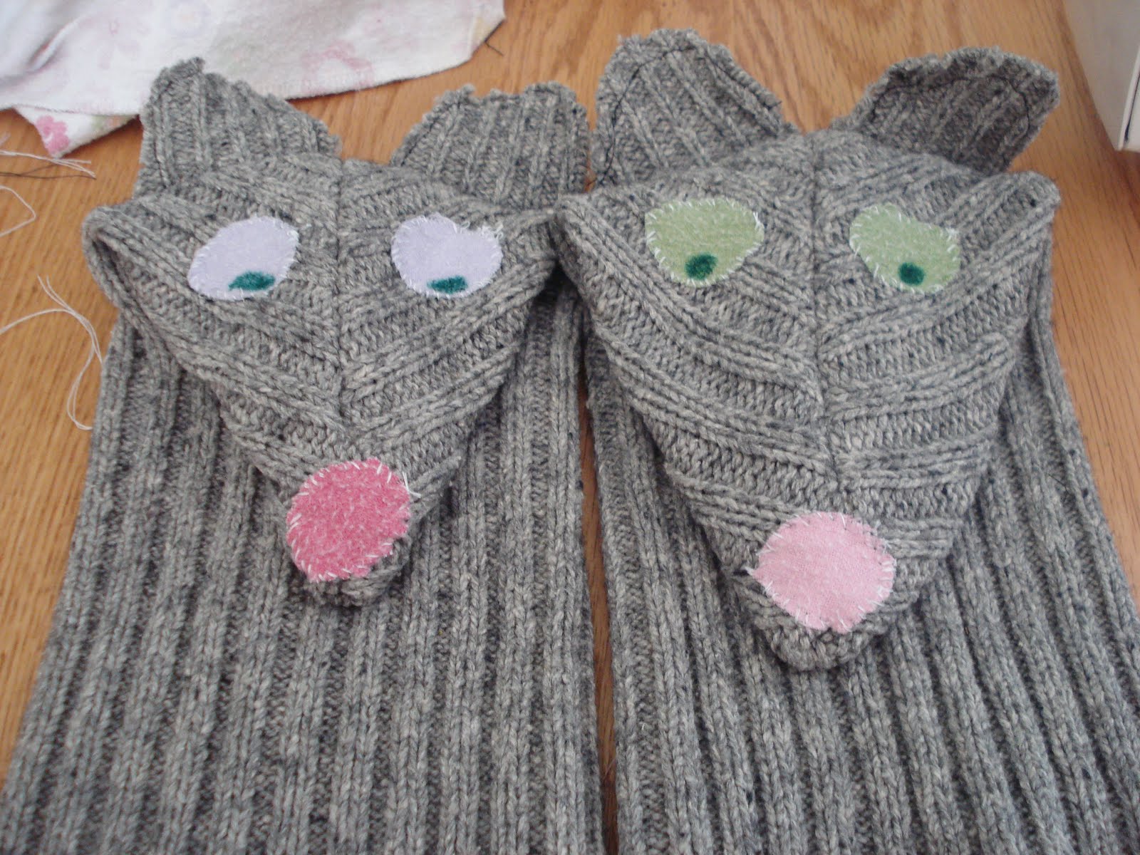 puppets from sweaters