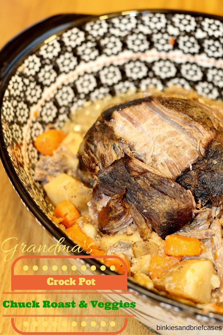 One Pot Meal- Chuck Roast with carrots and potatoes